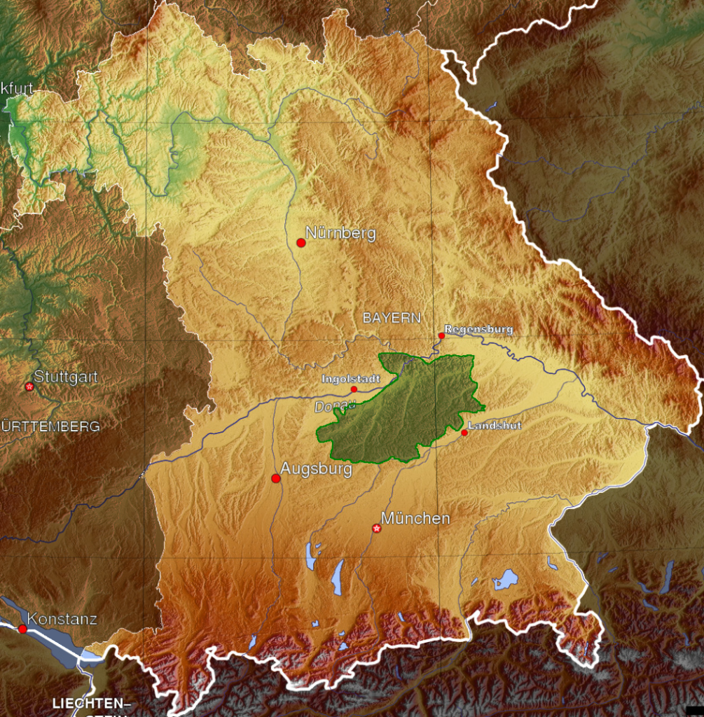 Die Hallertau in Bayern ist das größte zusammenhängende Hopfenanbaugebiet der Welt